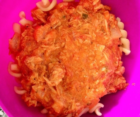 Salsa de tomate, carne y cerveza