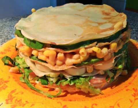 Torta de panqueques 1